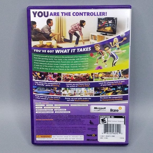 Microsoft Kinect Sports Xbox 360 Game - Picture 6 of 6